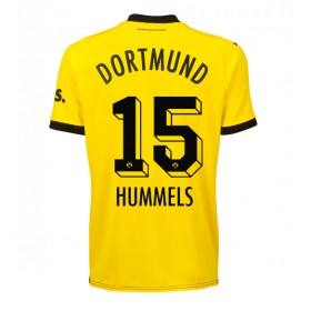 Damen Fußballbekleidung Borussia Dortmund Mats Hummels #15 Heimtrikot 2023-24 Kurzarm